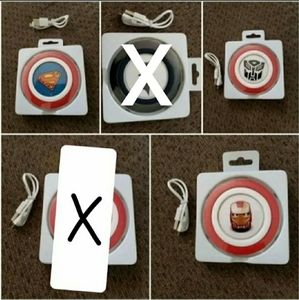 X 4 Avengers Wireless cell  phones Charger New